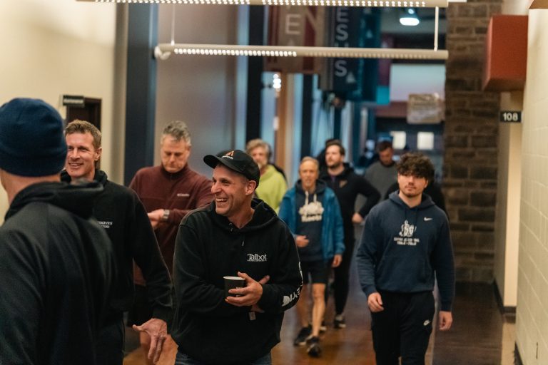 Forged 27:17 men encouraging each other in their walk with God