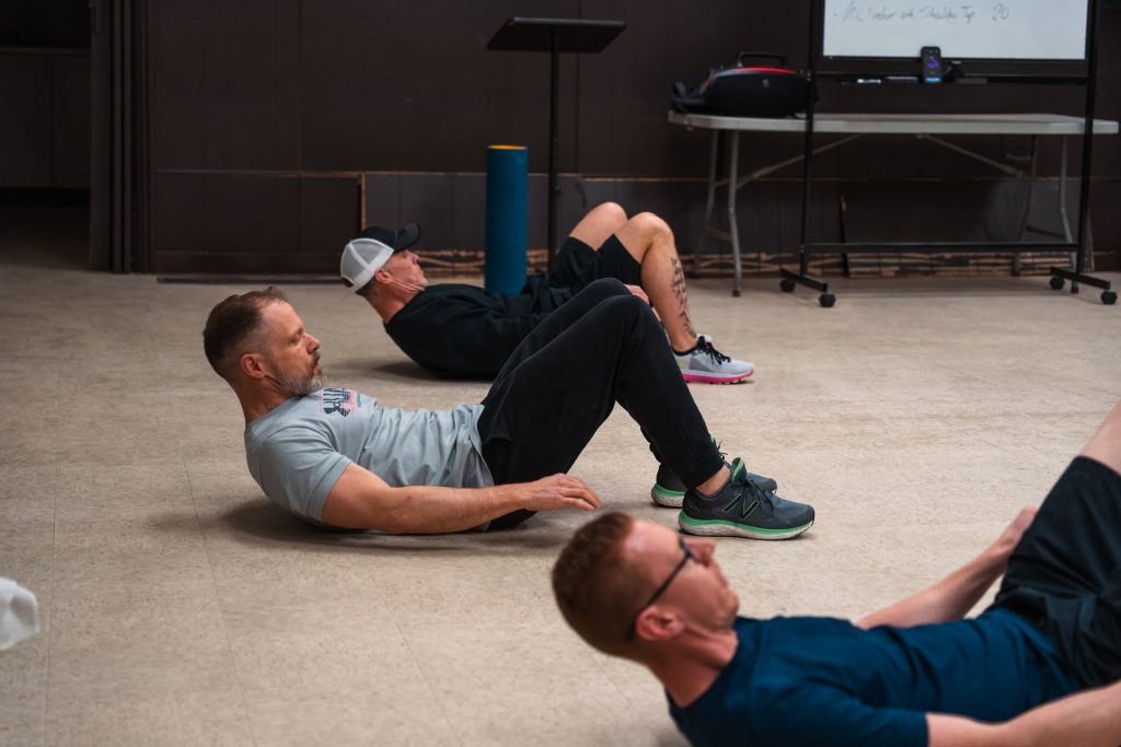 Men’s ministry fitness training to build strength and brotherhood